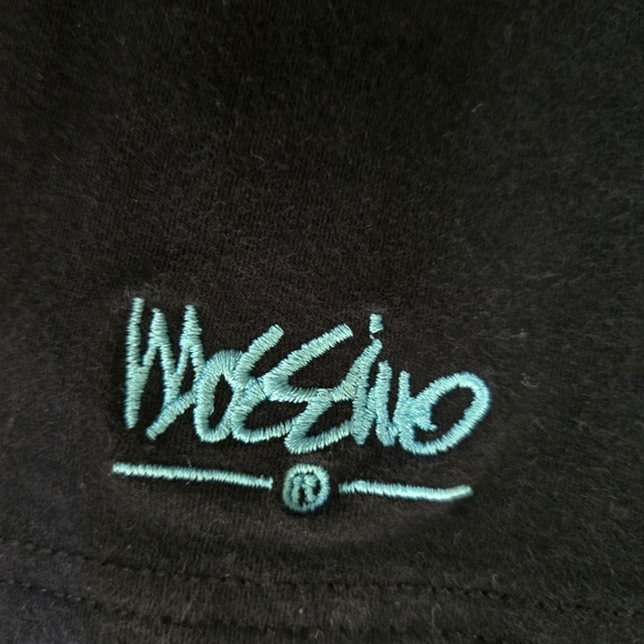 Mossimo cute work out outfit tiel&black top/bottom sz small - Picture 8 of 8